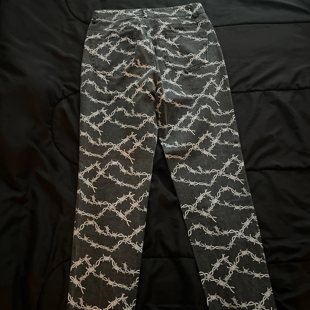 barbed wire jeans